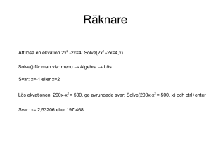 Räknare