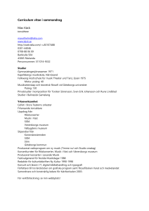 Curriculum vitae i sammandrag