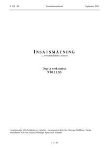insatsmätning - Nacka kommun