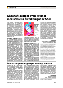 Sildenafil hjälper även kvinnor med sexuella