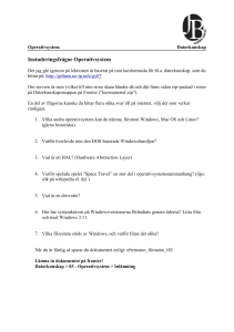 Instuderingsfrågor Operativsystem