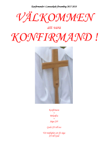 Konfirmation - Svenska Kyrkan