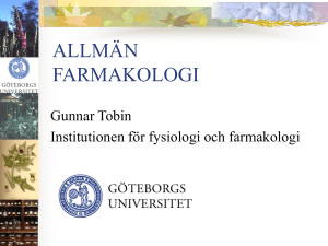 allmän farmakologi