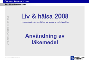 Andel som använt sömnmedel de senaste två