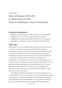 201516M165 Vitbok om behandlingen av samer och tornedalingar