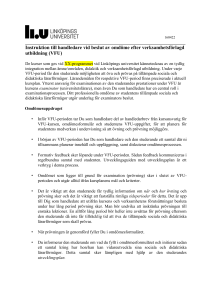 Omdöme om tillämpade didaktiska lärarförmågor
