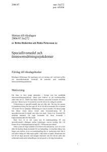 Motivering - Riksdagens öppna data