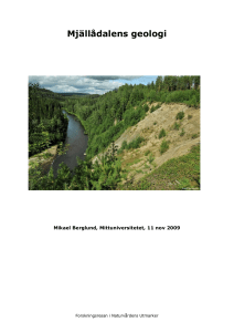 Mjällådalens geologi
