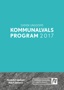 Kommunalvalsprogram
