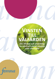 Vinsten till välfärden