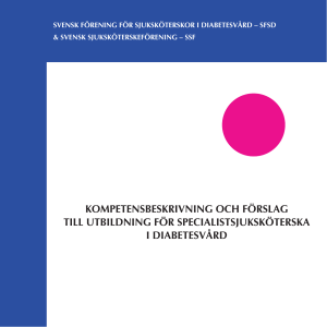 kompetensbeskrivning och förslag till utbildning för
