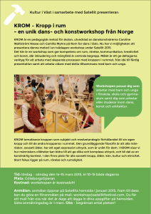 KROM – Kropp i rum - en unik dans- och