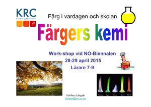 Färg i vardagen och skolan