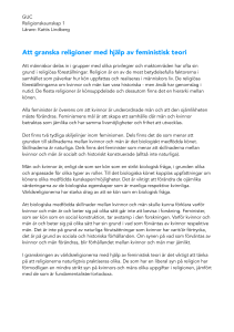 Feminism och religion