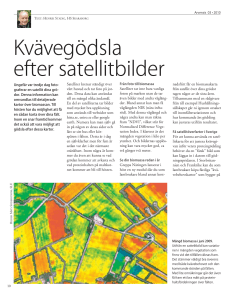 Kvävegödsla efter satellitbilder