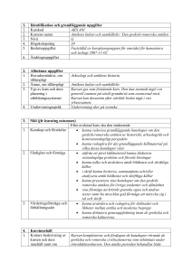 Kursplan (PDF 19.2 kB) - Institutionen för arkeologi och antikens