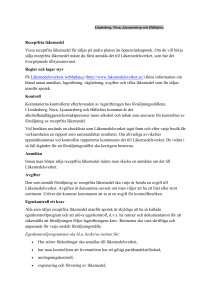 Receptfria läkemedel - information