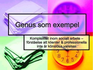 Genus som exempel