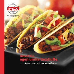 egen unika tacobuffé