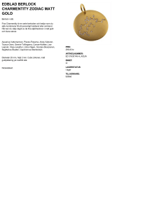edblad berlock charmentity zodiac matt gold