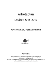 Arbetsplan - Nacka kommun