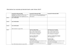 Matematik BAS 2012-2013