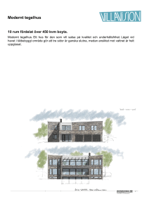 Modernt tegelhus