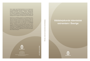 Våldsbejakande islamistisk extremism i Sverige