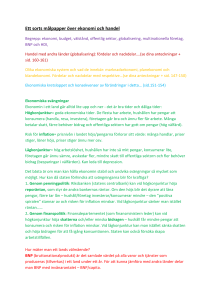 Ett sorts målpapper över ekonomi och handel