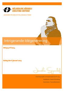 Intrigerande Idégenerering
