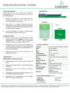 företagsobligation 110 msek
