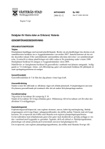 Detaljplan för Västra delen av Erikslund, Västerås