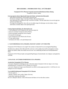 Fomepizole EUSA Pharma concentrate for solution for infusion PL