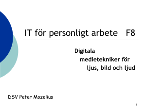 Digitala medietekniker