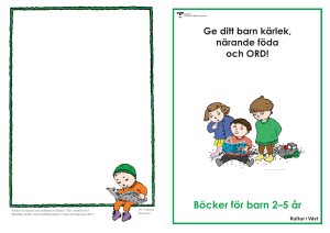 Böcker för barn 2–5 år