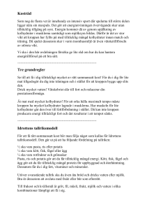 Kostråd Tre grundregler Idrottens tallriksmodell