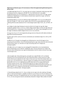 Typsvar ordinarie hemtenta VT 2016