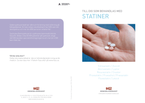 Till dig som behandlas med Statiner