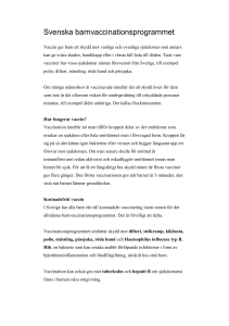 Svenska barnvaccinationsprogrammet