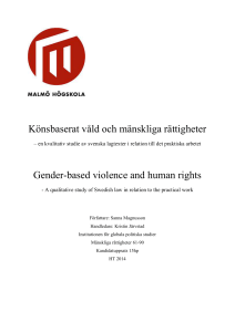 en kvalitativ studie av svenska lagtexter i relation