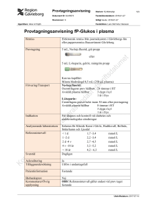Provtagningsanvisning fP