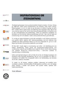 inspirationsdag om återhämtning