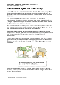 Gammelstads kyrka och kyrkstadsliv