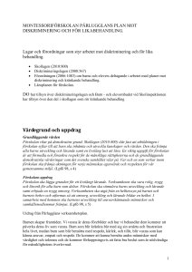 Hur arbetar vi på Pärlugglan mot diskriminering och kränkande