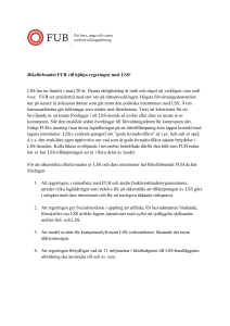 Riksförbundet FUB vill hjälpa regeringen med LSS! LSS har nu
