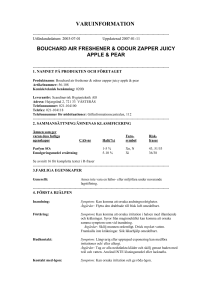 Varuinformationsblad