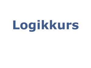 Logikkurs