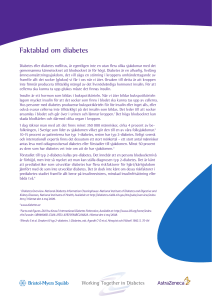 Nordiskt pressmöte inför Världsdiabetesdagen