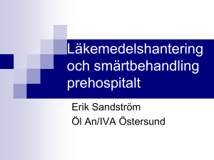Smärtstillande läkemedel i skidbacken