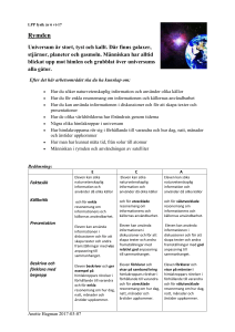 Här hittar du LPP till arbetsområdet "Rymden"